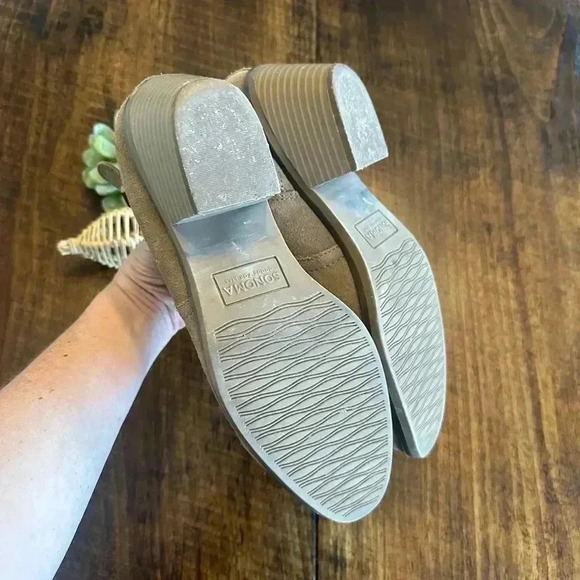 Sonoma | Tan Genuine Suede Ankle Boots - Picture 7 of 9